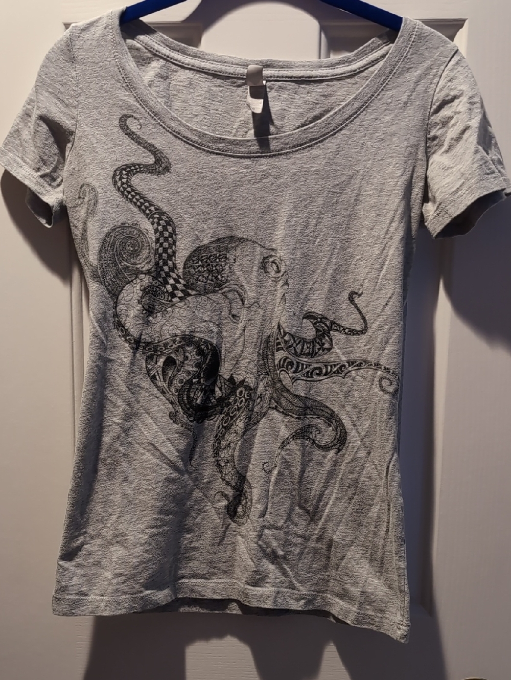 Next Level Light Gray Crewneck Tee